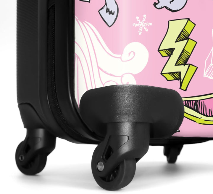 NoBoringSuitcases.com® Reisekoffer Koffer Mädchen Gepäckkoffer Cabin Bag Suitcases Geschenk - Kinder