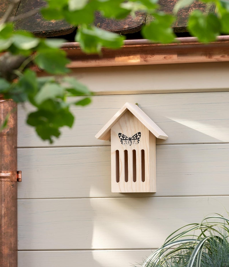 Dehner Natura Premium Schmetterlingshaus Runa, Insektenhotel wetterfest, Insektenhaus/Wildvogel Nist