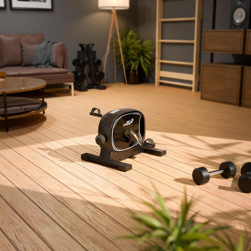 Juskys Pedaltrainer Sportivo - leiser Heimtrainer, Fitnessgerät, Senioren, Armtrainer, Beintrainer,