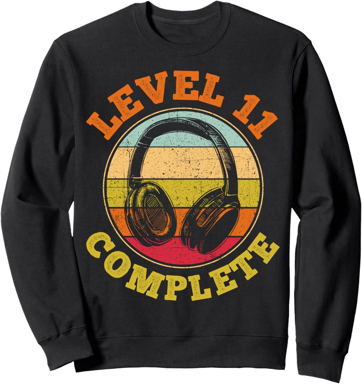 11.Geburtstag Video Gamer Level 11 Complete Sweatshirt