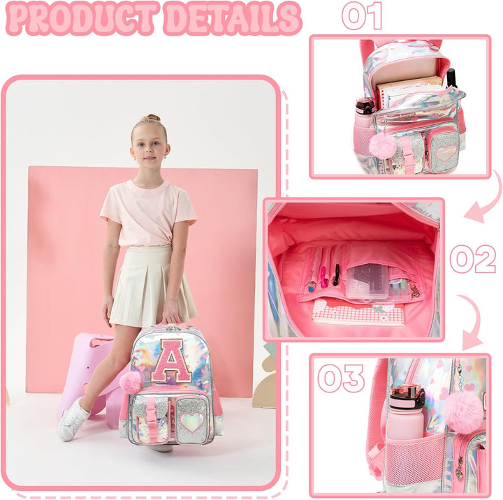 HTgroce Rucksack Mädchen Durchsichtig Rucksack Transparent Plastic schultascheTransparent Waterproof