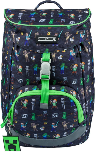 Baagl Schulranzen Jungen für 1. Klasse, Airy Schultasche Set 3-Teilig, Grundschule Schulrucksack für