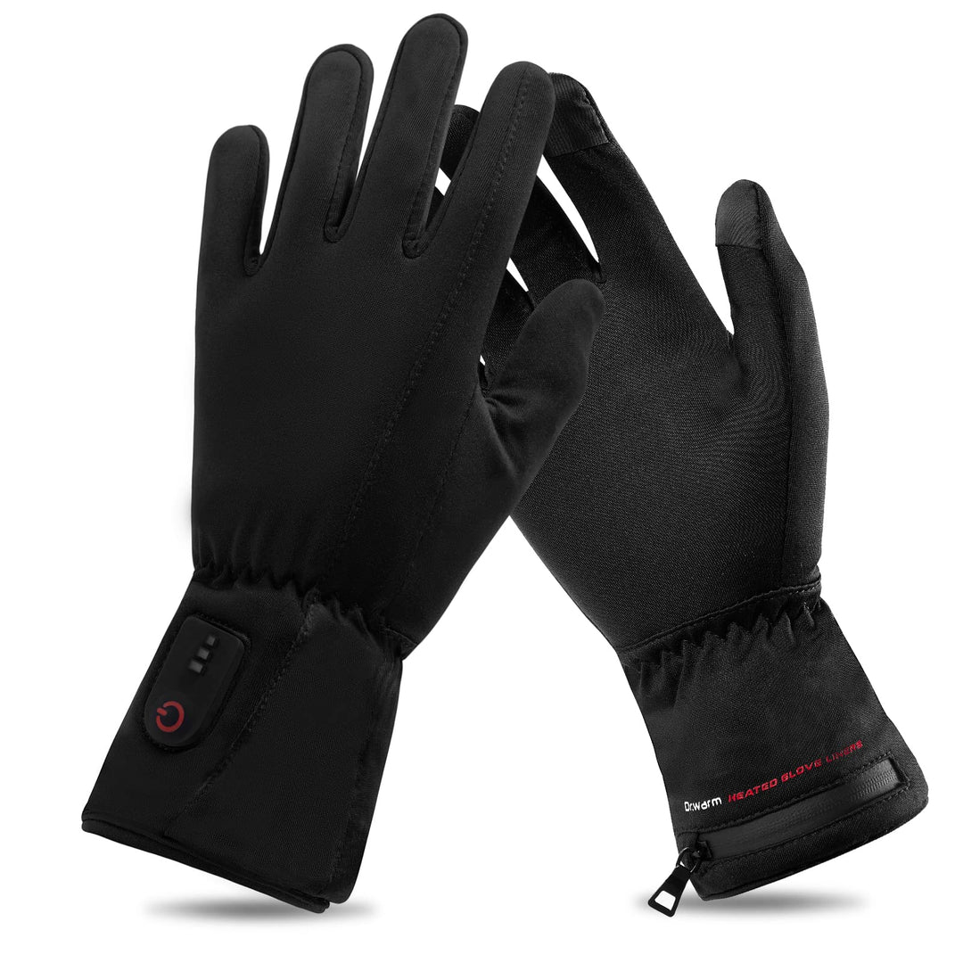 Dr.warm Beheizbare Handschuhe für Herren Damen, Beheizte Winterhandschuhe Dünn Handschuhe mit Heizun