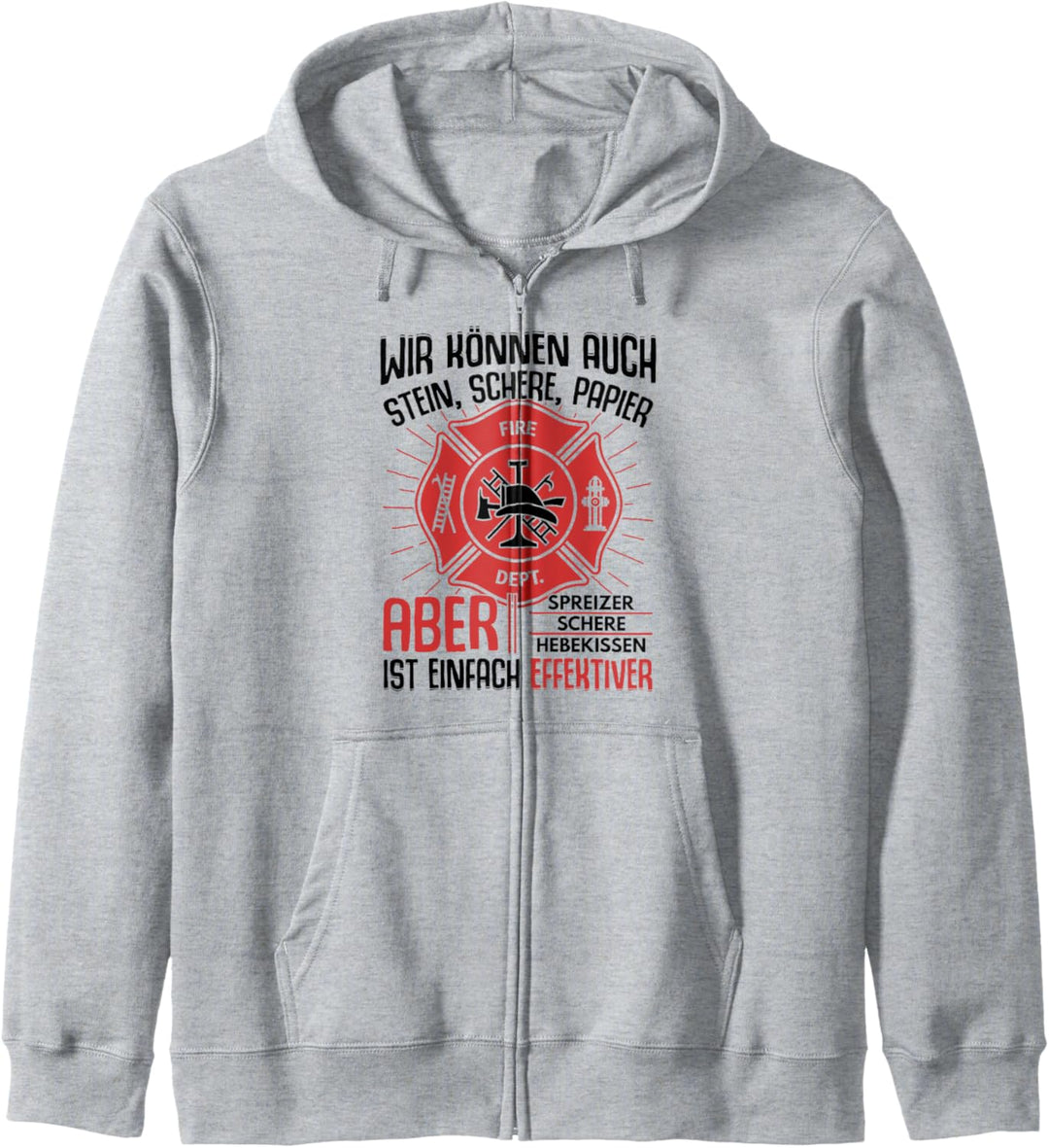 Feuerwehr Spruch Geschenke Zubehör Lustig Einsatz Geburtstag Kapuzenjacke