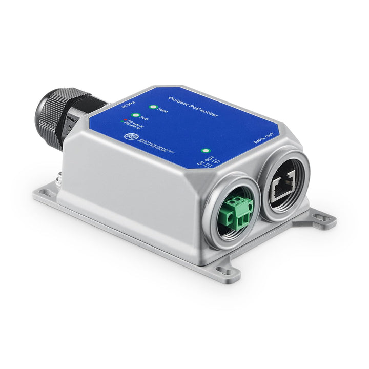 MokerLink IP67 Outdoor 2.5 Gigabit PoE Splitter, 10/100/1000/2500Mbps, IEEE 802.3 af/at/bt PoE in, D
