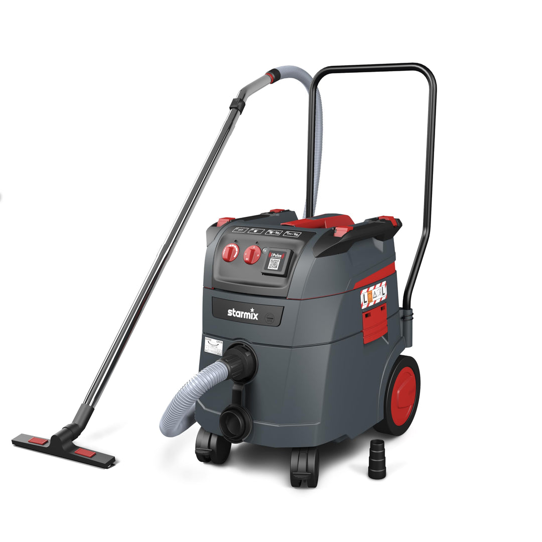 starmix iPulse L-1635 Top – Industriestaubsauger Staubklasse L, 280 mbar, 75l/s, 35l – automatische