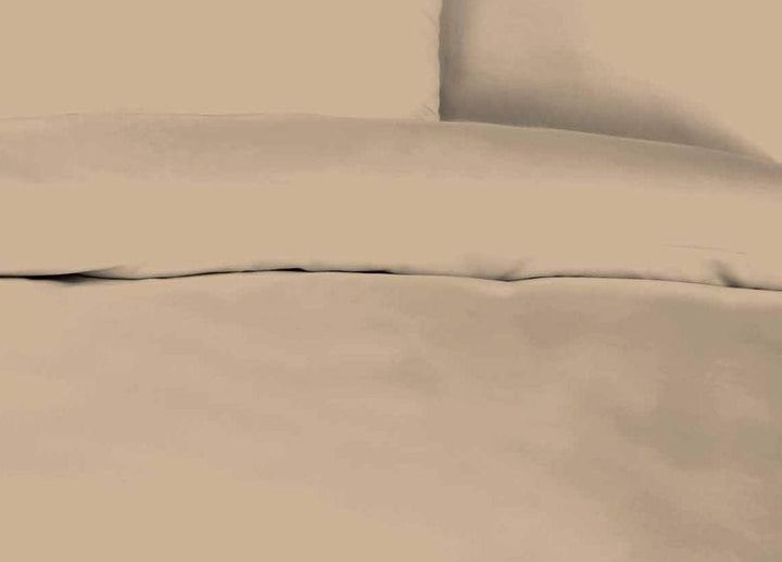 Kaeppel Biber Bettwäsche Uni Gelb Sand Lind Hellblau Terra Weiss Rot Anthrazit Leinen Silber Einfarb