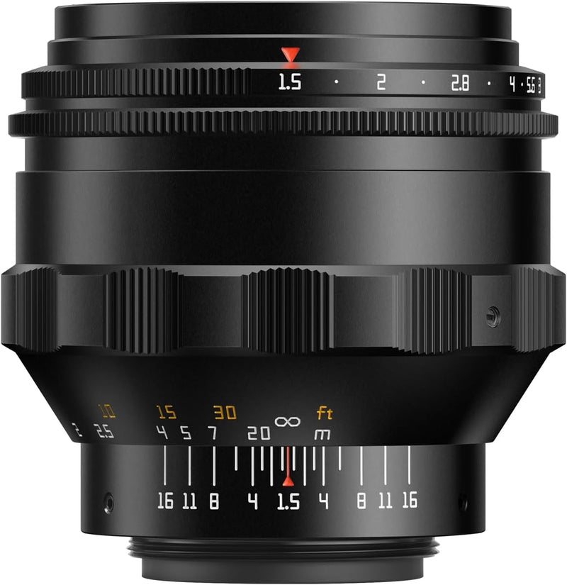 TTARTISAN 75mm F1.5 Gewirbeltes Bokeh Objektiv für M42 Mount Manueller Fokus Vollformat Kamera Objek