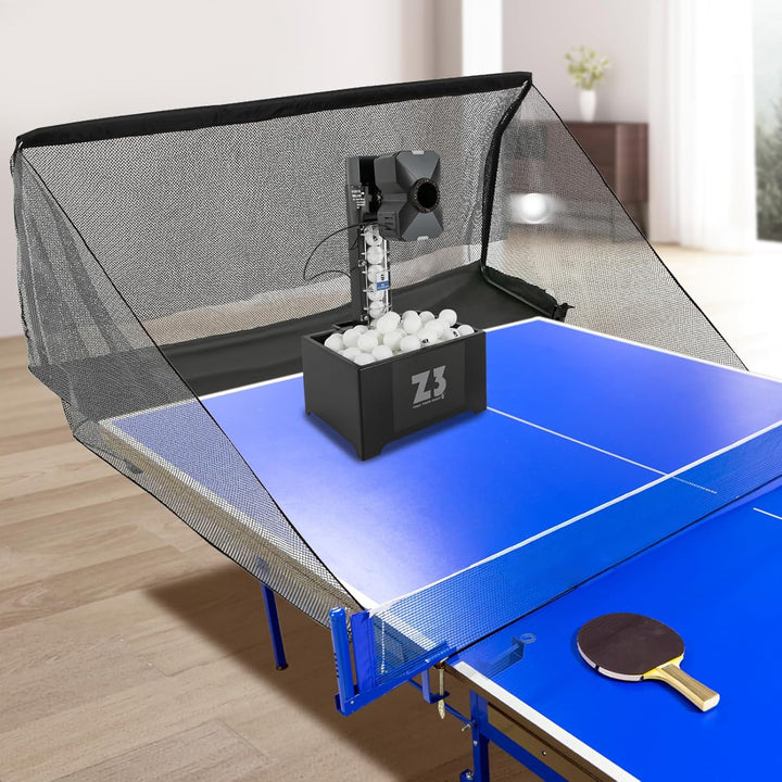 Automatische Tischtennis Ballmaschine, 10 Modi programmierbar Tischtennis Trainingsroboter Ping Pong