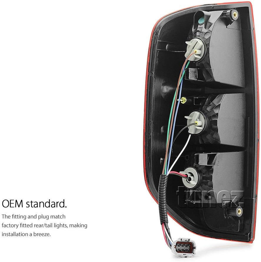 TUNEZ® RHS Rücklicht rechts Rücklicht Lampenlinse Kompatibel mit Navara D40 2005-2015