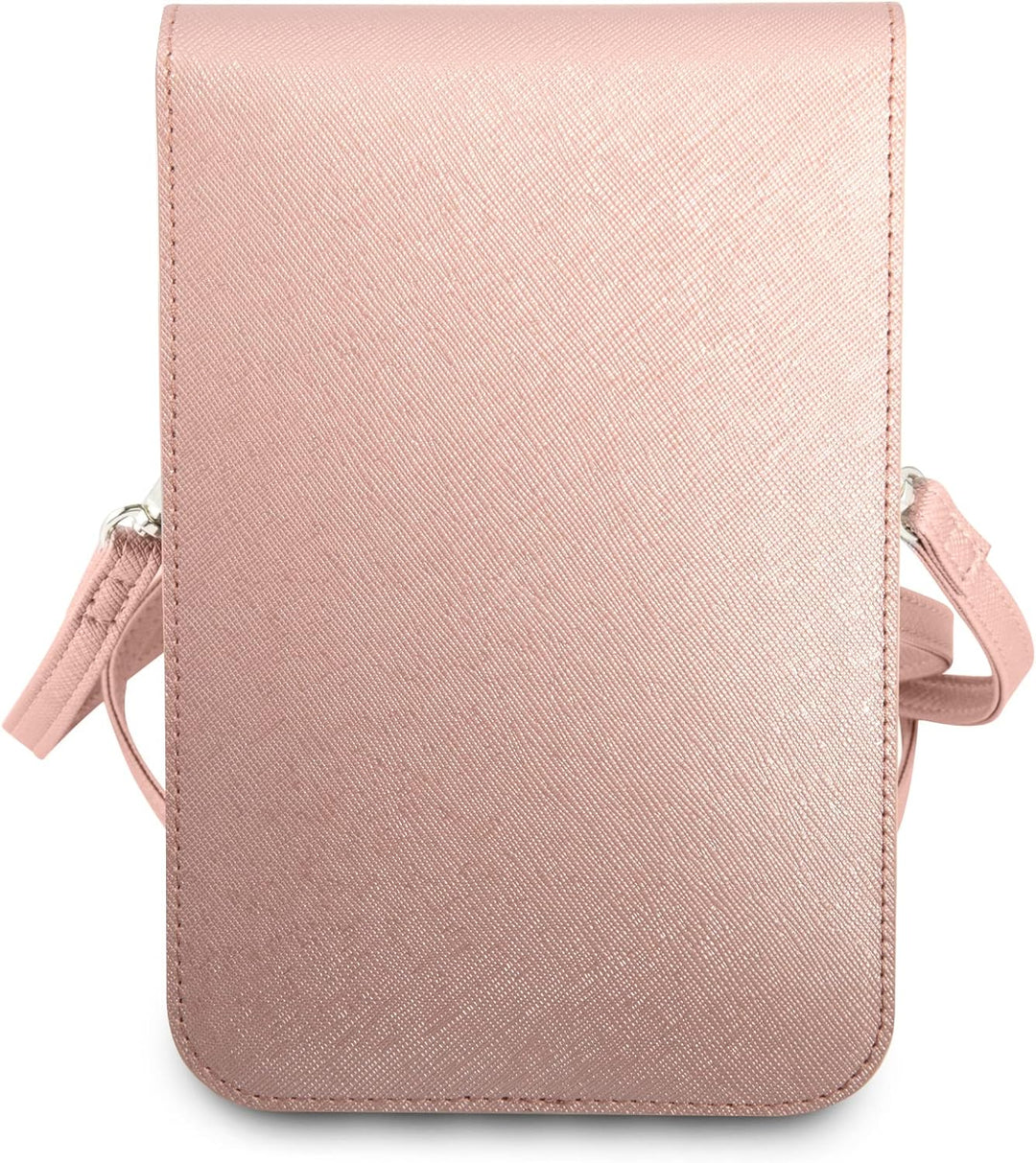 GUESS Unisex Tasche Guwbsatmgr Grau Saffiano Triangle Bi-Fold Wallet Rosa, Rosa