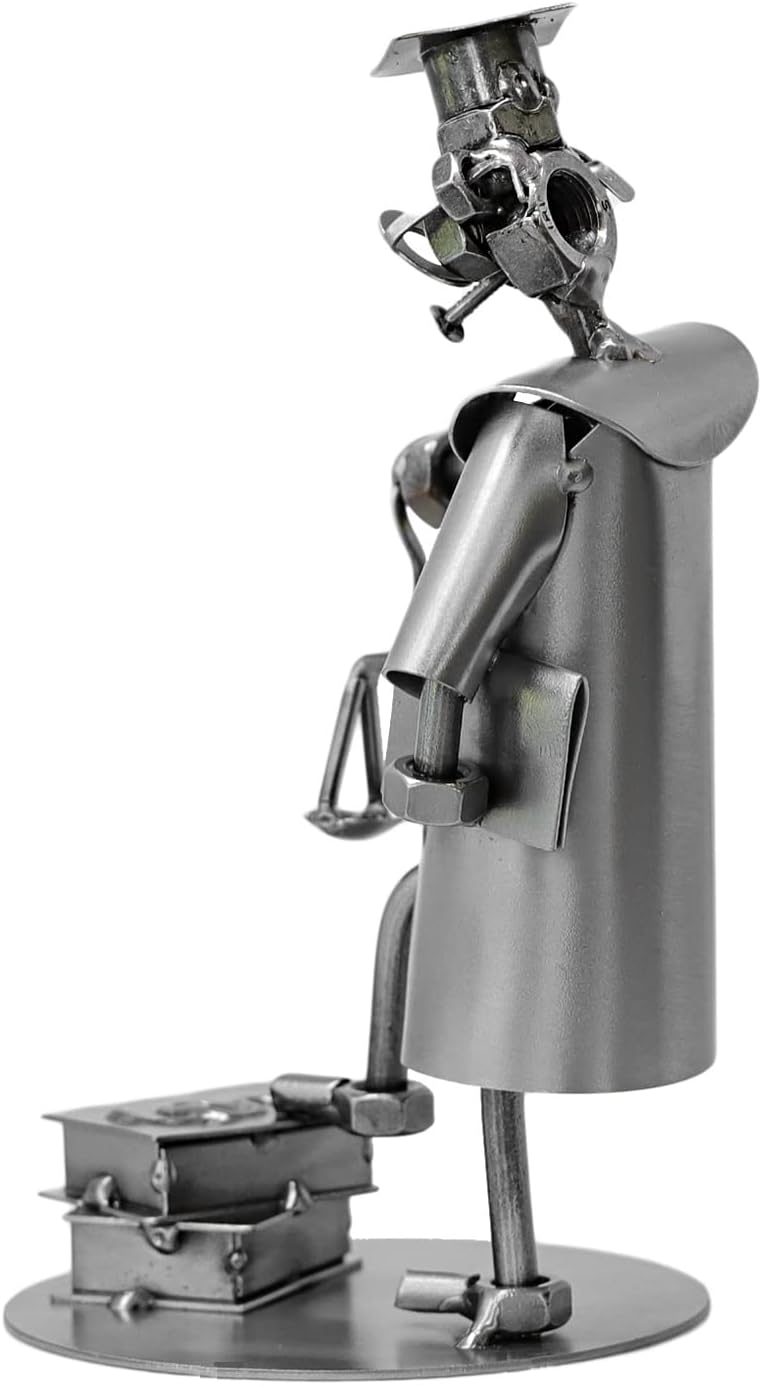 metalman24 Schraubenmännchen Rechtsanwalt I Handarbeit I Geschenkidee I Metallfigur I Metallmännchen