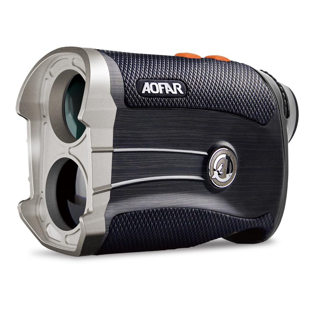 AOFAR GX-2S Laser Golf Entfernungsmesser mit Slope On/Off,600M Weiss Golf Rangefinder mit Flag-Lock