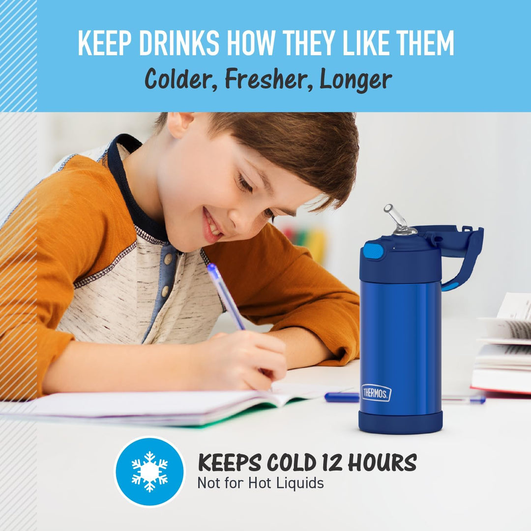 Thermos Blue Funtainer 12 Ounce Bottle Blau Flasche, Blau Flasche