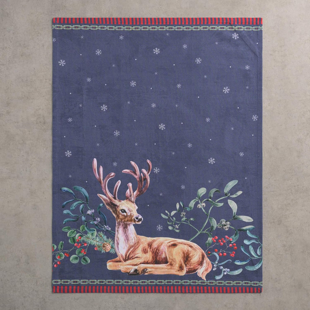 Maison d'Hermine Küchenhandtücher 3er-Set 100% Baumwolle 70 cm x 50 cm Wiederverwendbare Geschirrtüc