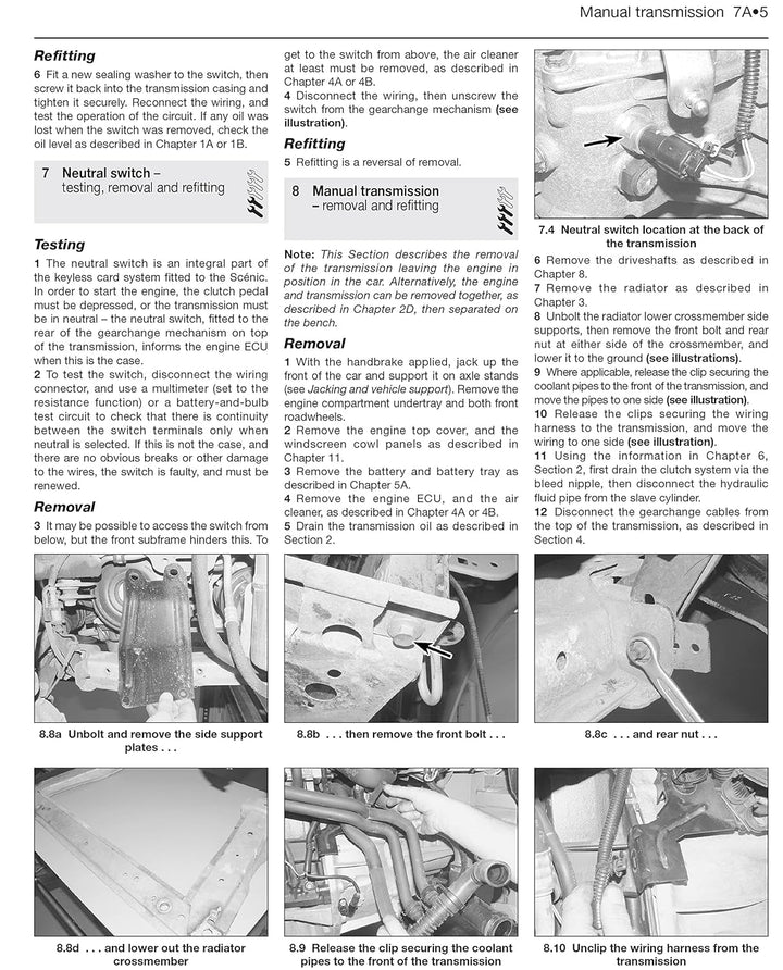 Renault Scenic, Taschenbuch