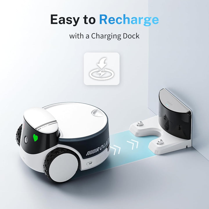 Enabot EBO ROLA PetPal 2.5K Katzenkamera mit Lagerung Modul,WLAN Mobiler Emo Robot mit Nachtsicht,Ka