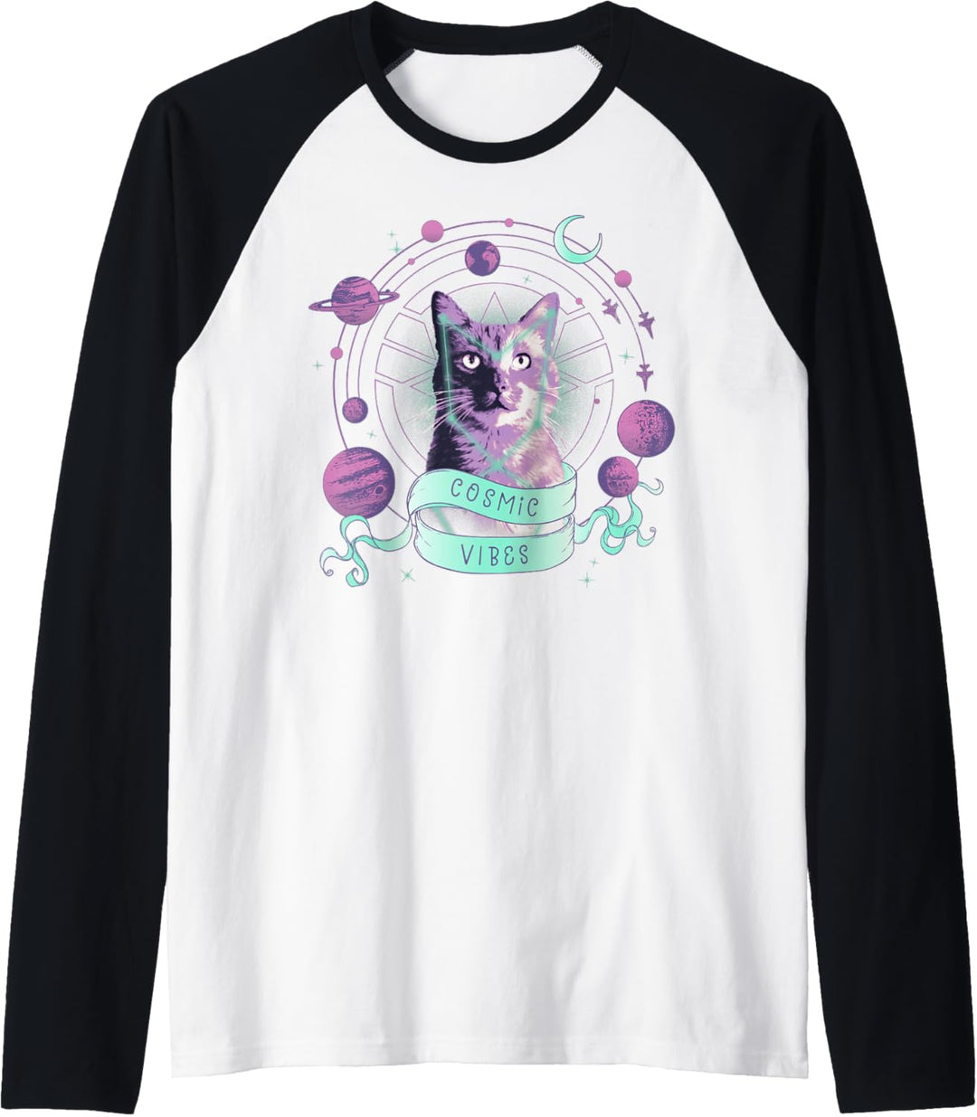 Captain Marvel Goose The Cat Cosmic Vibes Raglan