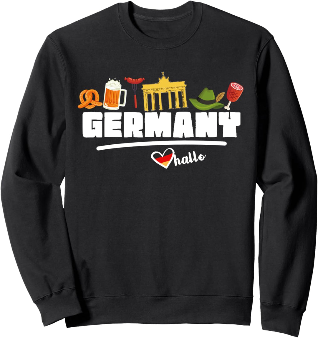 I Love Germany Quote Deutschland Travel Gifts For Men Sweatshirt