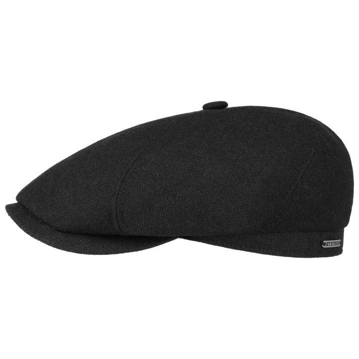 Stetson Brooklin Wool Cashmere Flatcap Herren - Made in EU - Mütze mit Futter aus Baumwolle - Unifar