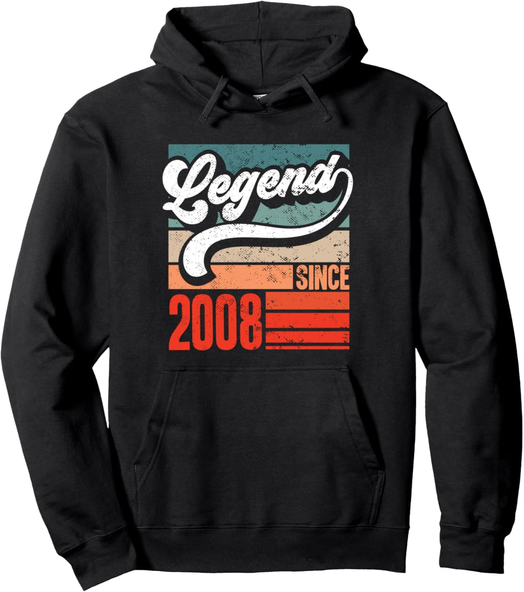 13. Geburtstag Vintage 2008 13 Jahre alt Mädchen Jungen Teenager Pullover Hoodie