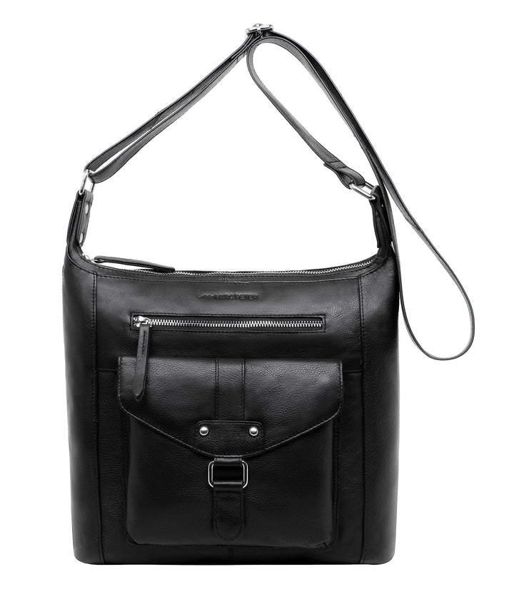 Marc Peter Melbourne Damen Schultertasche I Damen handtasche aus Nappaleder I Vintage Umhängetasche