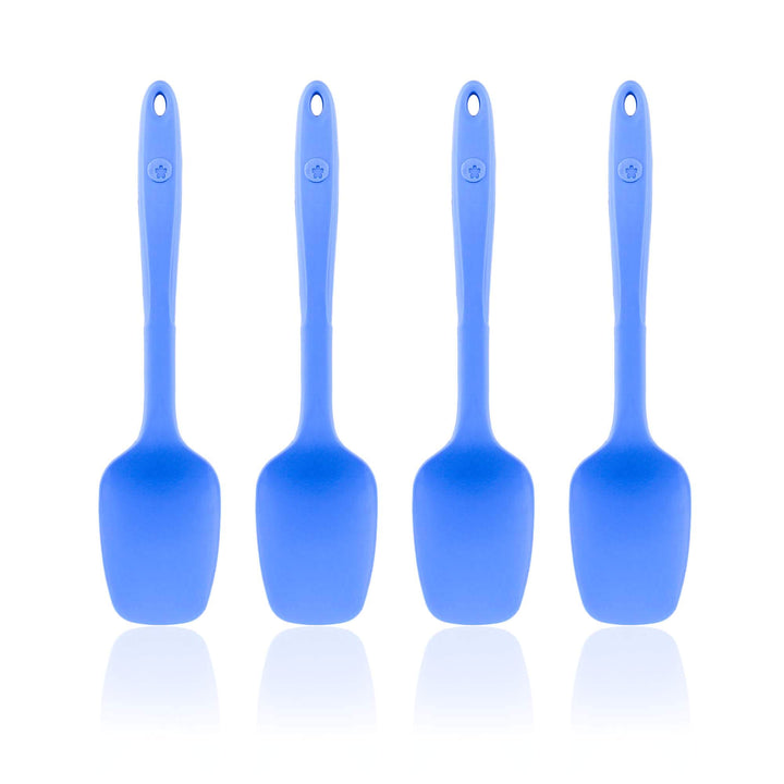 Kochblume Flexlöffel S 4er Set | Premium-Silikon & BPA frei| Hitzebeständig | Spülmaschinenfest | Fa