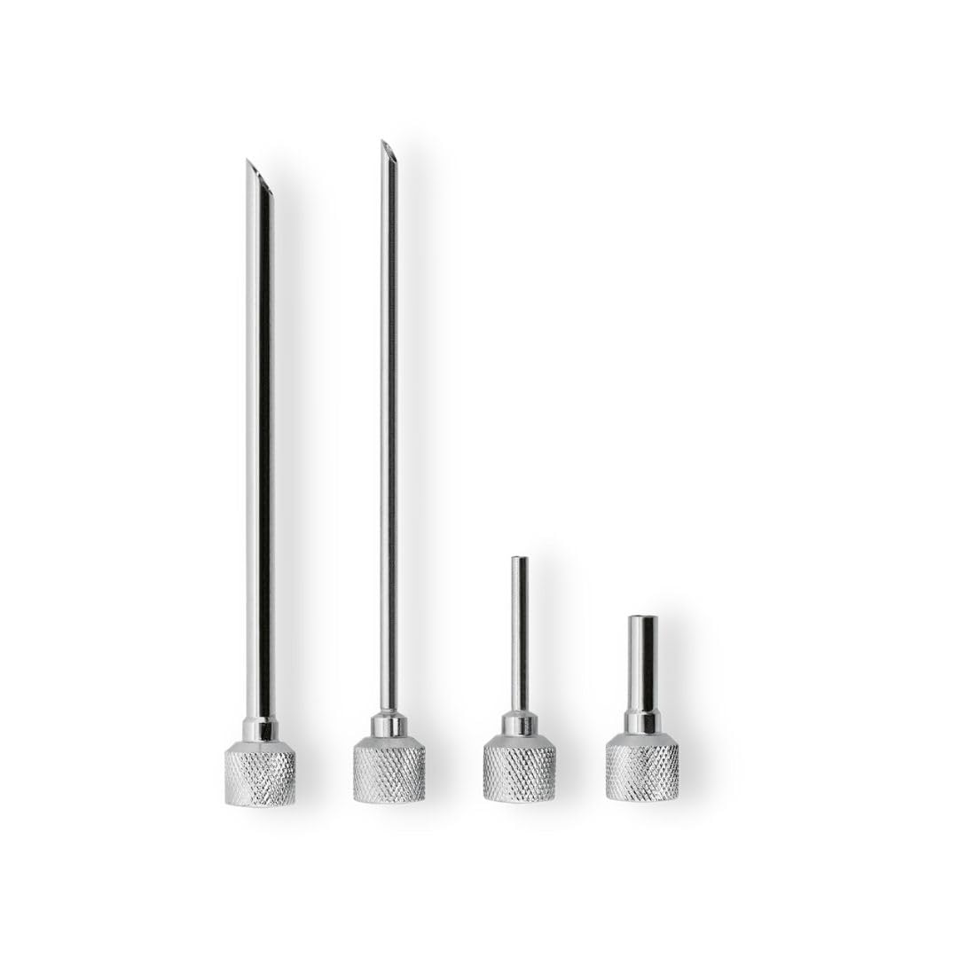 iSi - 2718 Nadeltüllen für Sahnespender - 4er Set Spritztüllen zum Dekorieren, Füllen & Pikieren - s