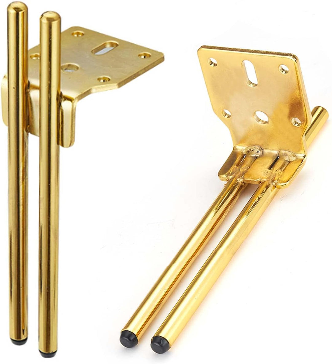 KMERCE Design Möbelfüsse Metall Gold, 4pcs Schrankfüsse 18cm, Kommodenfüsse, Sofa füsse, Füsse für m