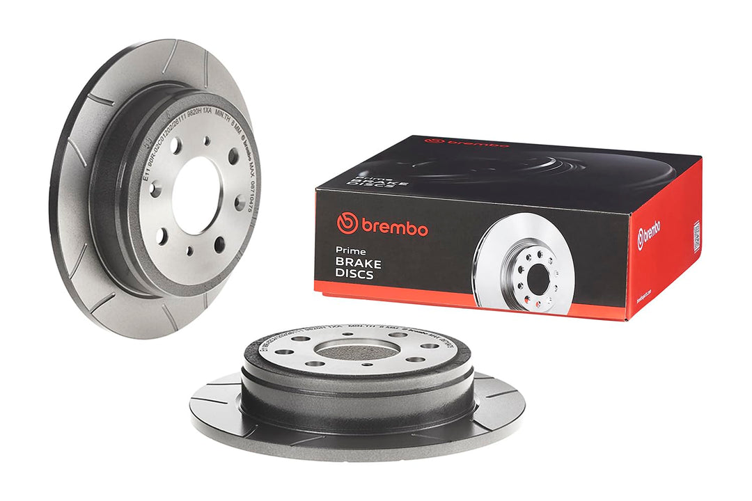 Brembo 08.7104.75 Hintere Bremsscheibe, Anzahl 2