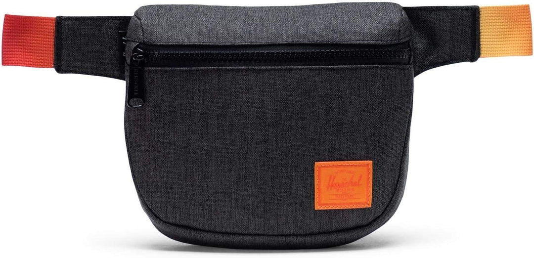 Herschel Fünfzehn, Black Crosshatch Sunset, Einheitsgrösse, Tasche, Schwarze Kreuzschraffur, Sonnenu