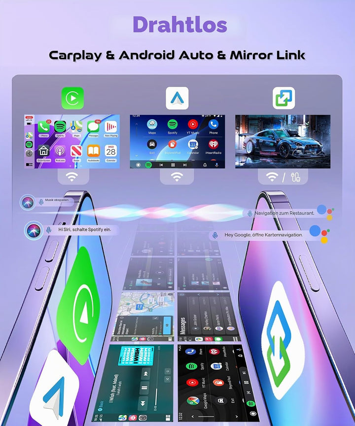 4G+128G Wireless Carplay Android Autoradio für Renault Dacia Logan 2 Sandero B52 2012-2019 9 Zoll In
