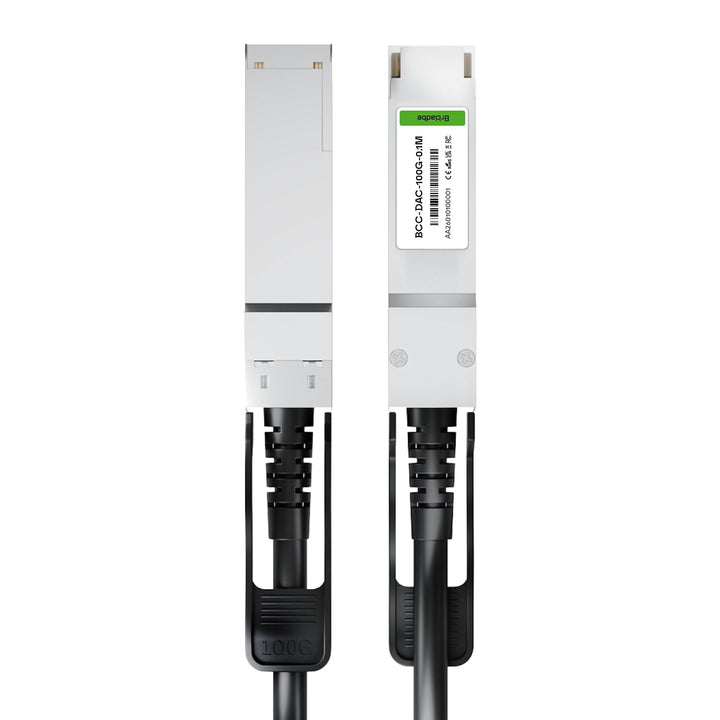 QSFP28 DAC-Kabel 100G 2 m | Direct Attach Copper, QSFP28-Stecker, 100GbE-Netzwerk, Plug &amp; Play, Late