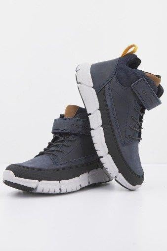 Geox Jungen J Flexyper Boy Sneaker 36 EU Navy, 36 EU Navy