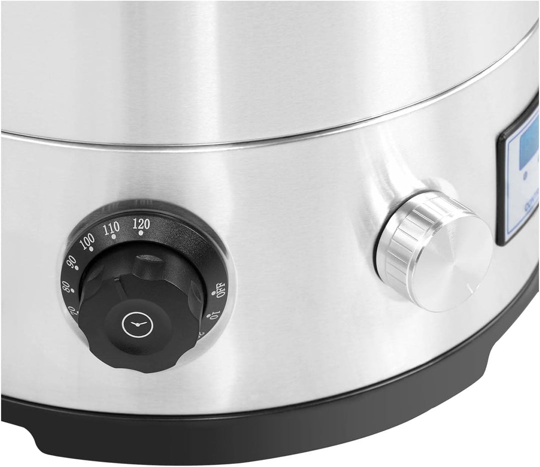 Royal Catering RCBM-30CK Maischekessel 30 l 700/1.800/2.500 W 30-110 °C Edelstahl Fermenter Fermenti