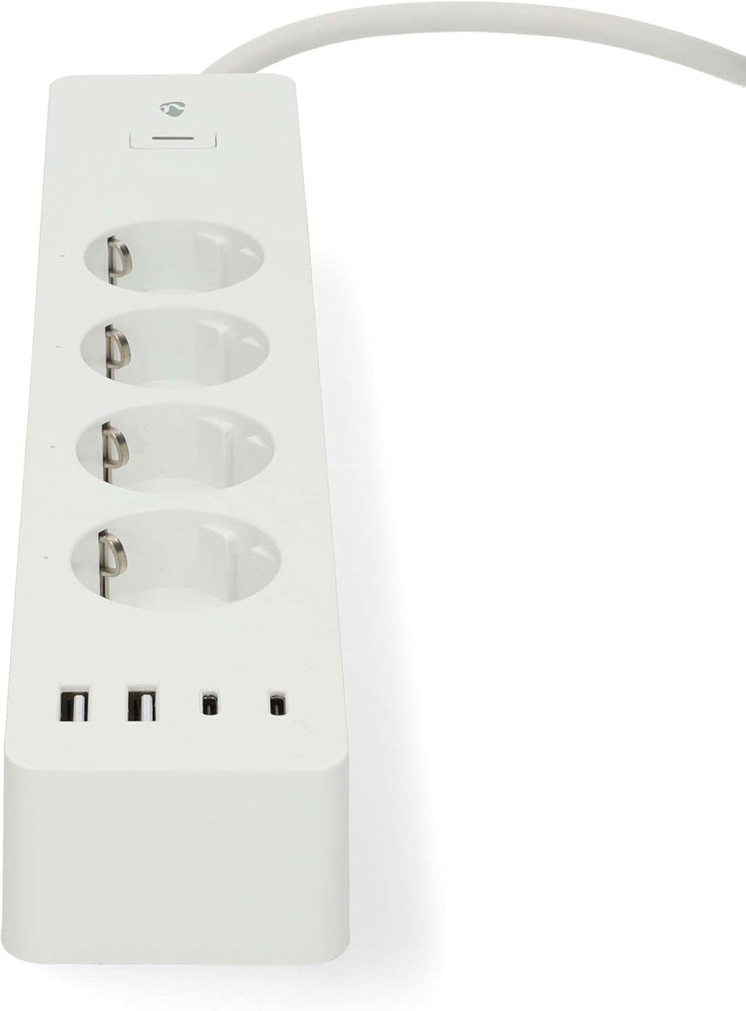 Nedis SmartLife Power Strip - Wi-Fi - Hybrid (CEE 7/7) / USB A/USB-C - 16 A - 3680 W - 2.00 m - 0-55