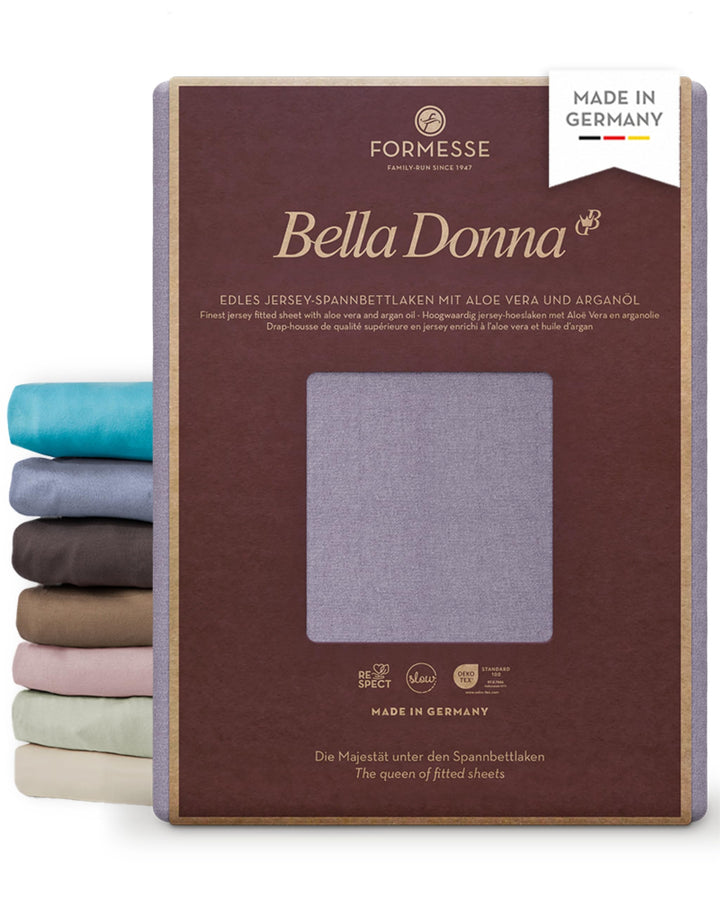 Bella-Donna Bella-Donna Jersey Spannbettlaken, amethyst, 180 cm x 200 cm