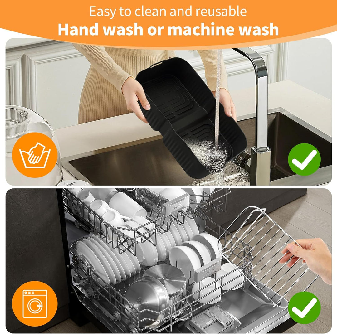 Zubehör für die Ninja Foodi FlexDrawer 10,4L Heissluftfritteuse AF500EU (20PCS),Silikonform für Airf