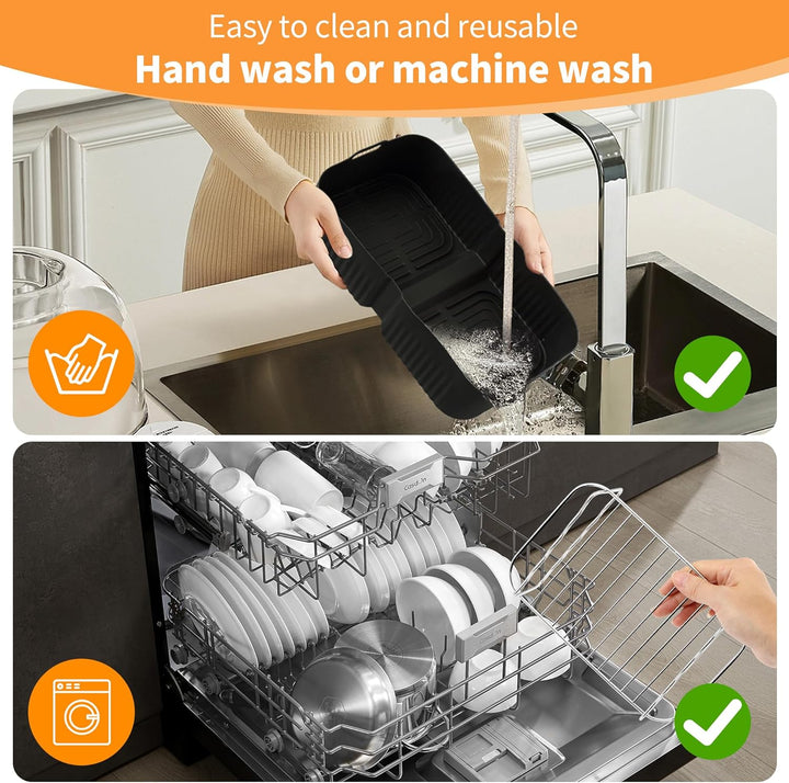 Zubehör für die Ninja Foodi FlexDrawer 10,4L Heissluftfritteuse AF500EU (20PCS),Silikonform für Airf