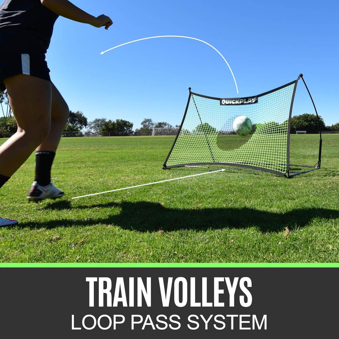 QUICKPLAY Spot Target TEKKERS Fussball-Rebounder, perfekt für Team- oder Solo-Fussballtraining 1) 1,