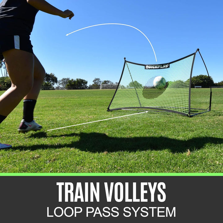 QUICKPLAY Spot Target TEKKERS Fussball-Rebounder, perfekt für Team- oder Solo-Fussballtraining 1) 1,