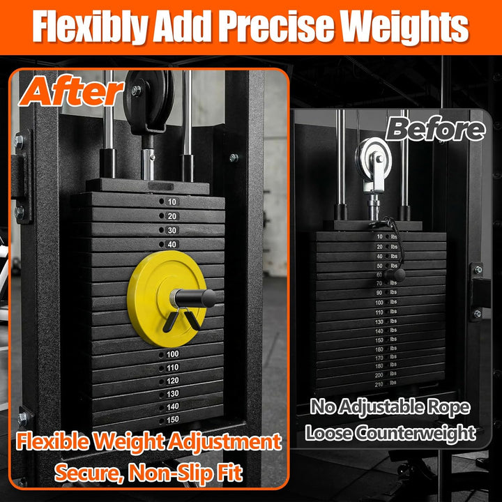 Joyzan Gym Pin für Zusatzgewicht mit Federclip, Ersatz Dropset Pin für Weight Stack Machine Loading