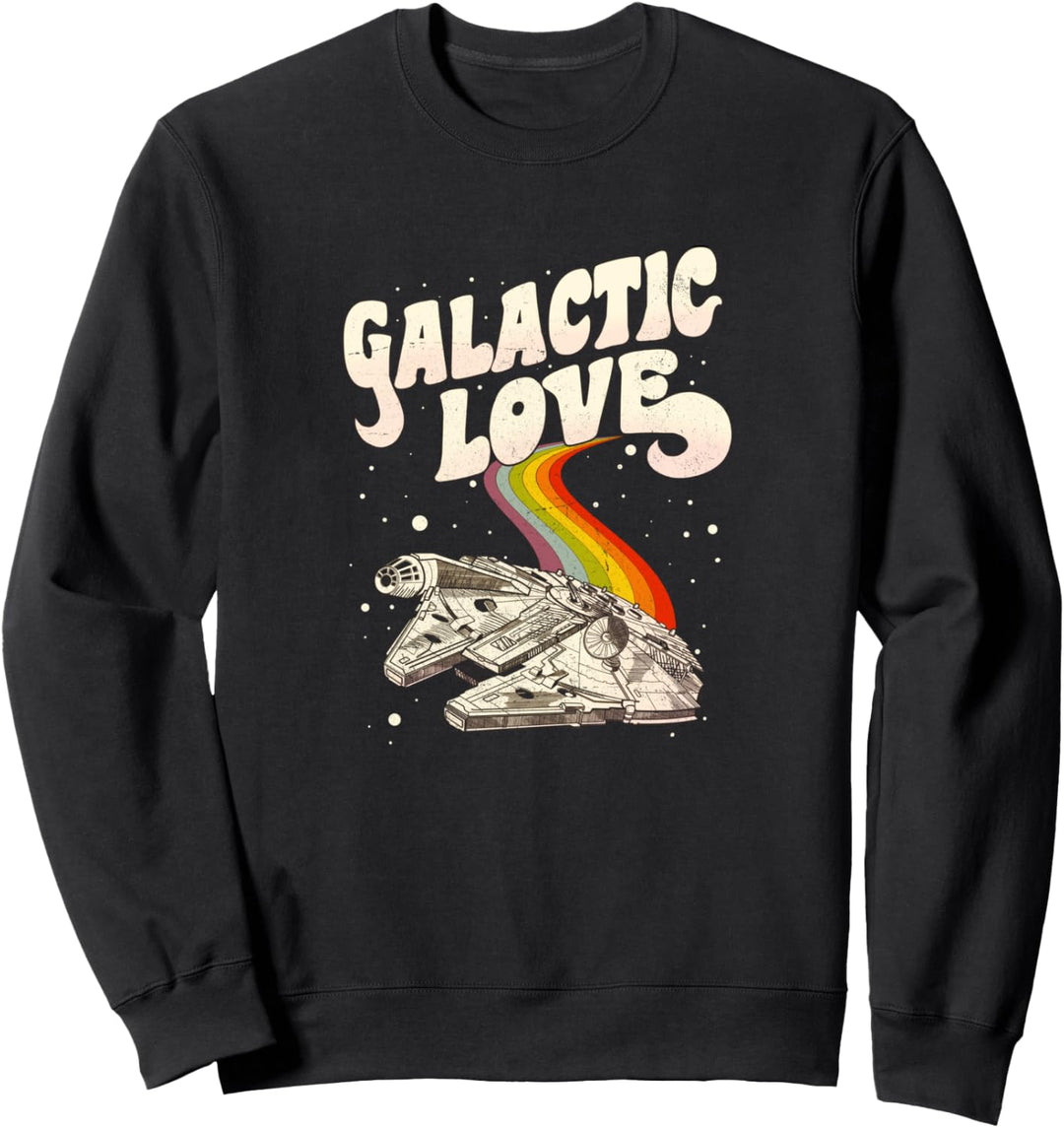 Star Wars Pride Millennium Falcon Galactic Love Sweatshirt
