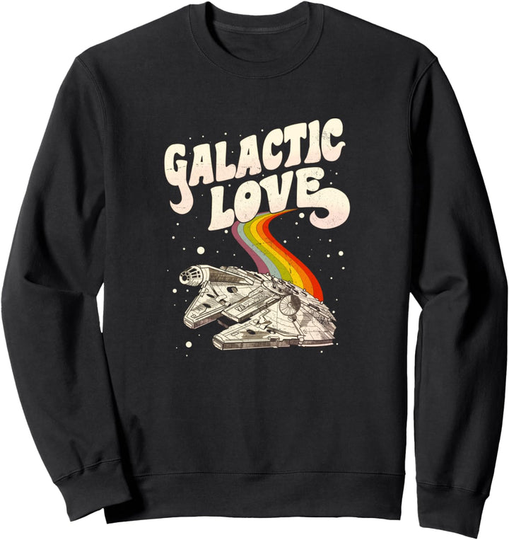 Star Wars Pride Millennium Falcon Galactic Love Sweatshirt