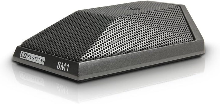 LD Systems BM1 Grenzflächenmikrofon Elektret- Kondensator- Mikrofon mit Halbkugel Charakteristik