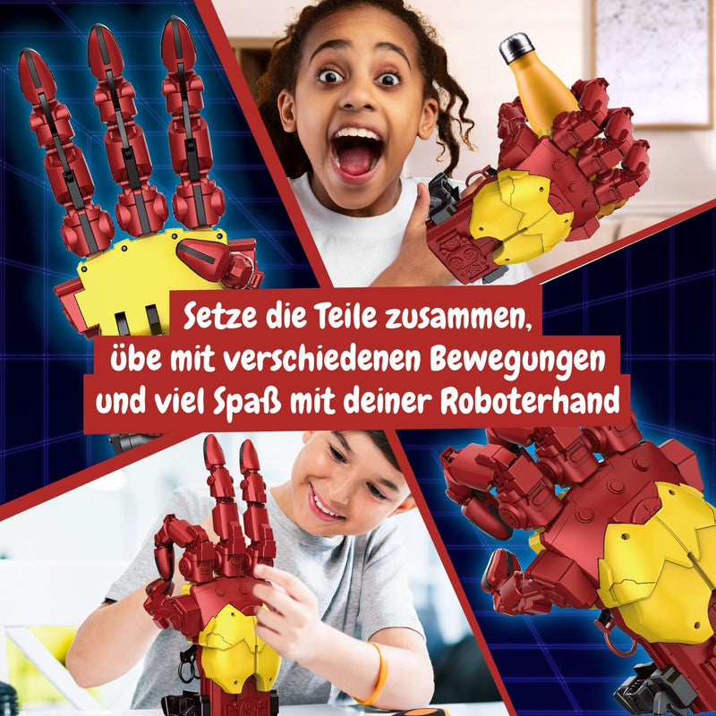 Science4you Hydraulischer Cyborg-Hand - Bauen Sie Ihre eigene Riesige Roboterhand mit 112 Teilen, ST