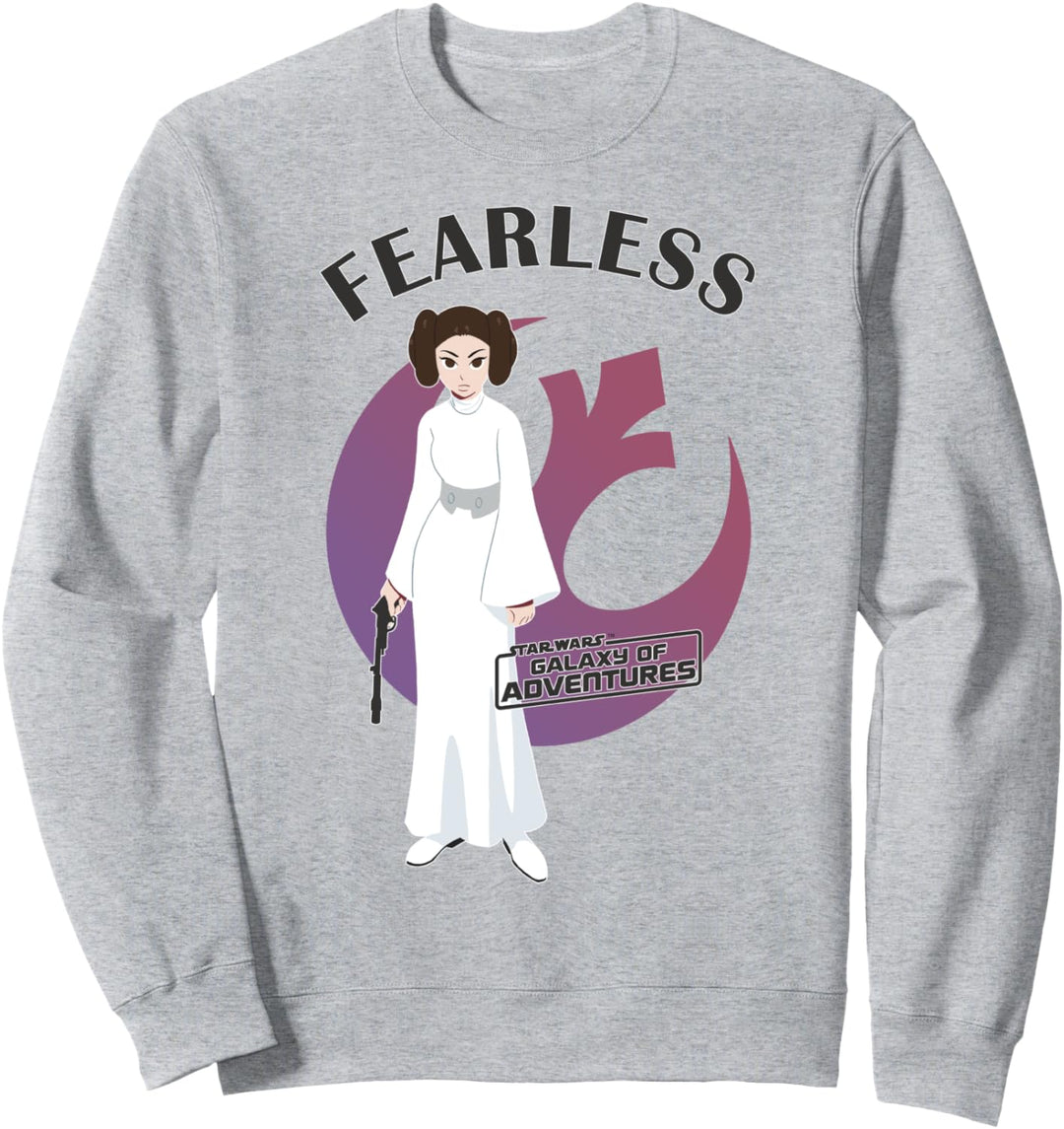 Star Wars Galaxy Of Adventures Princess Leia Fearless Sweatshirt