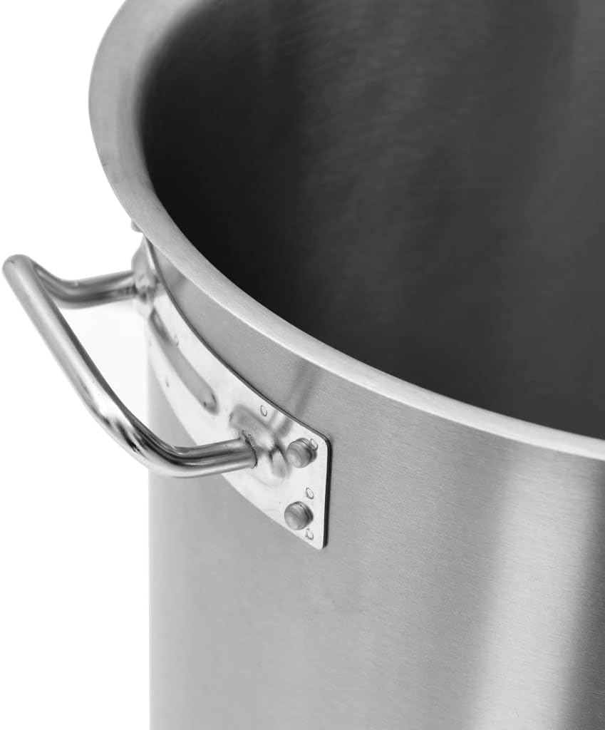 vidaXL Suppentopf mit 2 Griffen Kochtopf Universaltopf Induktion Topf Spaghettitopf Induktionstopf G