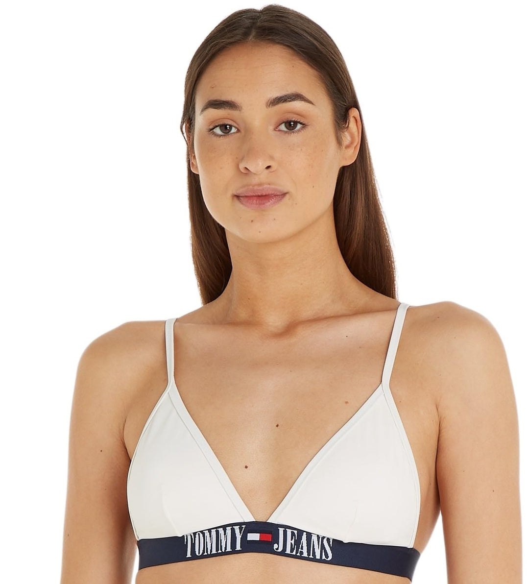 Tommy Hilfiger Damen Triangle Rp Triangel-BHS L Weiss (Ancient White), L Weiss (Ancient White)