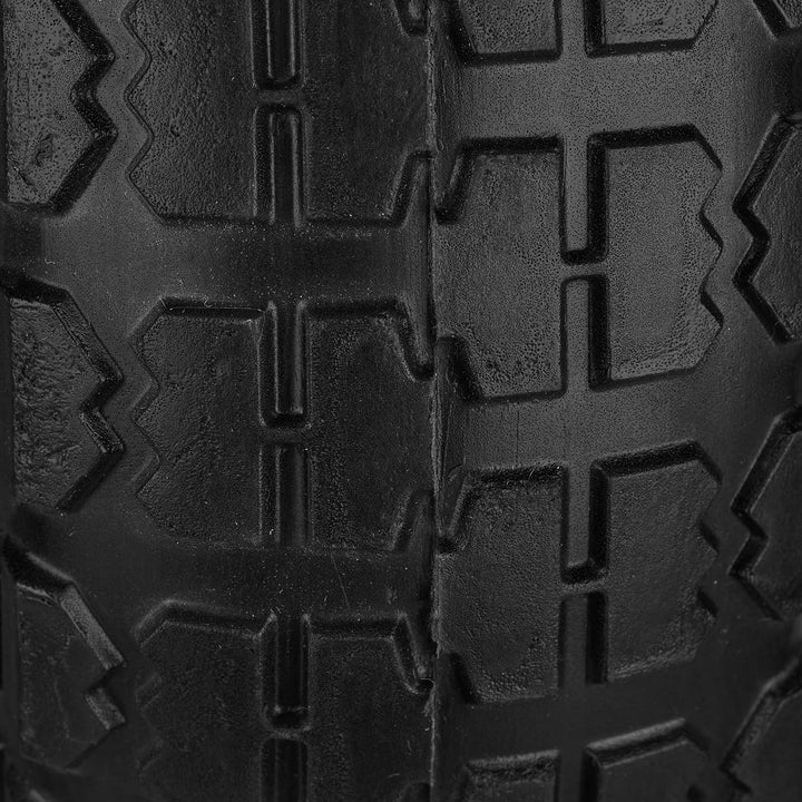 Relaxdays 2X Sackkarrenrad, pannensichere Vollgummireifen, 4.1/3.5-4", 16 mm Achse, bis 150 kg, 260x